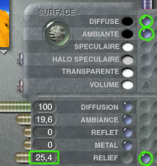 Set Ambient and Bump